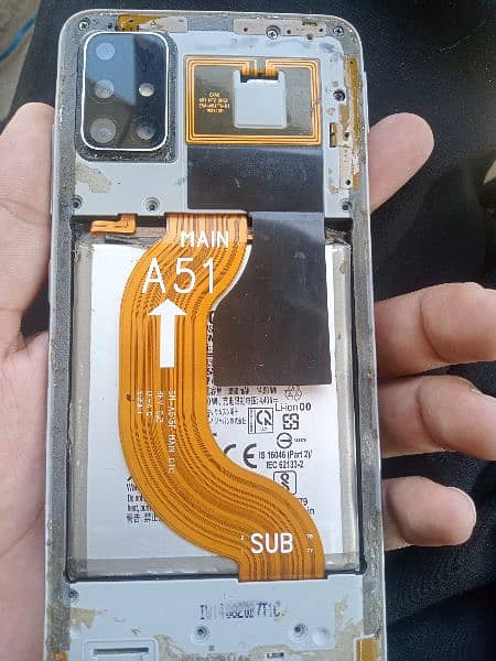 Samsung a51 6 128 PTA official approved sirf board Hy panel tota howa 1