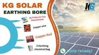 Earthing Bore, Solar Earthing, with Machine & Hand 0