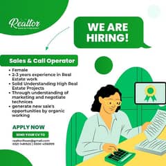 We are Hiring Female Staff Lahore Office