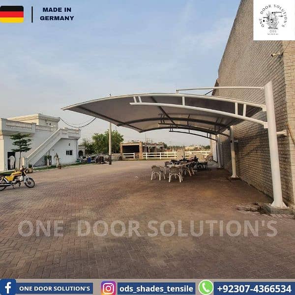 Car Parking Sheds | Canopy Sheds | Porch & wall mounted | Mall Parking 10