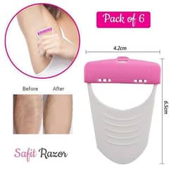 Women's Hair Removal Razor, Pack Of 6