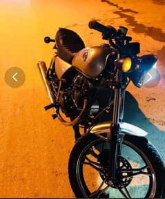 hero rf 125 modified to cruise bike look like new