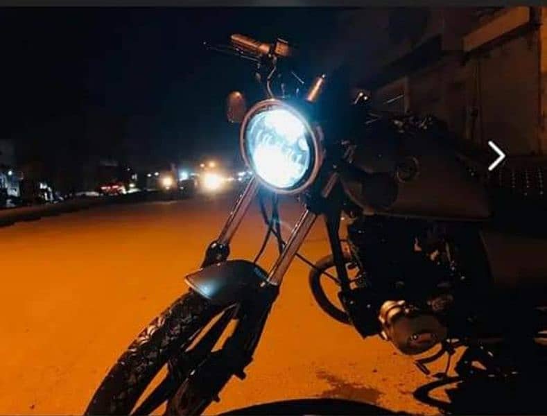 hero rf 125 modified to cruise bike look like new 2