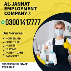 Provide Maid, Driver ,Helper, Couples,Patient care, Cook domestic staf