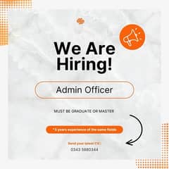 Admin Officer