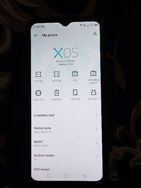 Infinix Smart 5 3/64 6