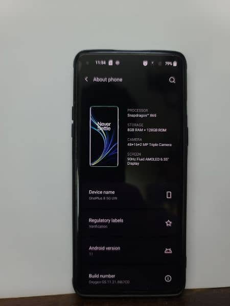 OnePlus 8 pta proof 128/8 Gb 3