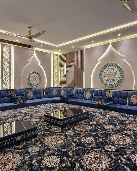 Arabic Majlis repairing& Maker- Fabric change -Centre Tables-sofas 8