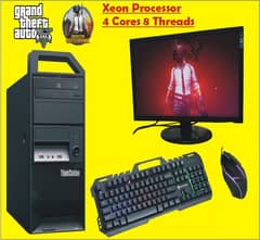 Gaming PC Intel Xeon with RGB Keyboard and Mouse /120 GB SSD/8gb RAM/G