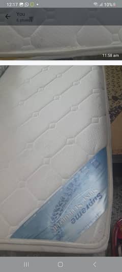 Brand=Molty Foam, mentioned in pic,5 to 6year.    Orthopaedic matress