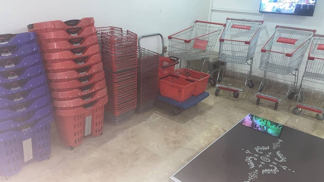 Trolleys/Buskets/Shopping trolley/Hand buskets 5