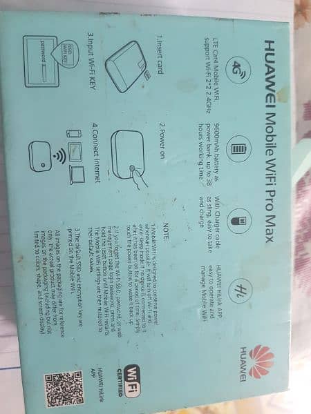 Huawei Mobile Wifi Pro Max and charging Bank 2