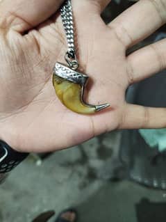 lion nail pendant