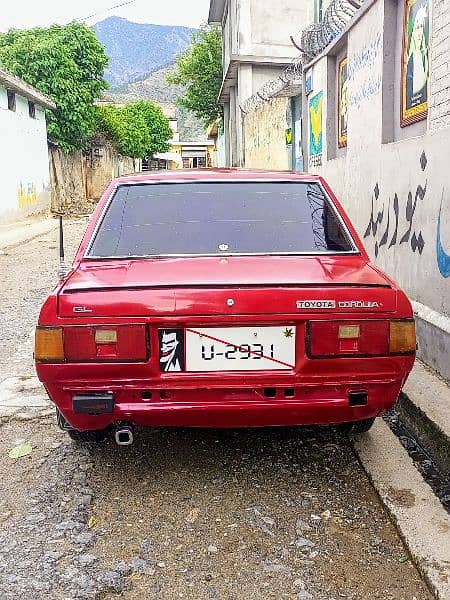 corolla 82 sale or exchange with carry daba 8