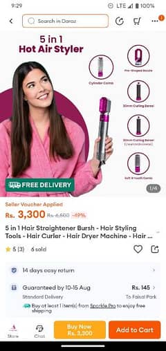 5 in 1 hair straightener