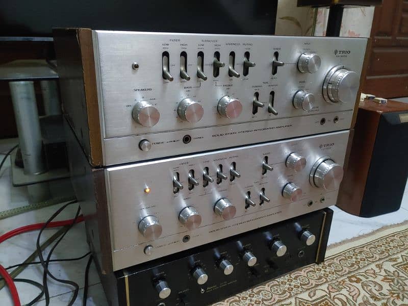 Recapped Stereo Amplifiers Trio KA-9006 KA-7006 Sansui AU-101 JVC R-S7 3