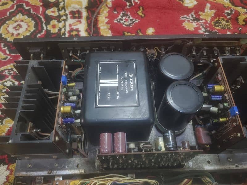 Recapped Stereo Amplifiers Trio KA-9006 KA-7006 Sansui AU-101 JVC R-S7 6