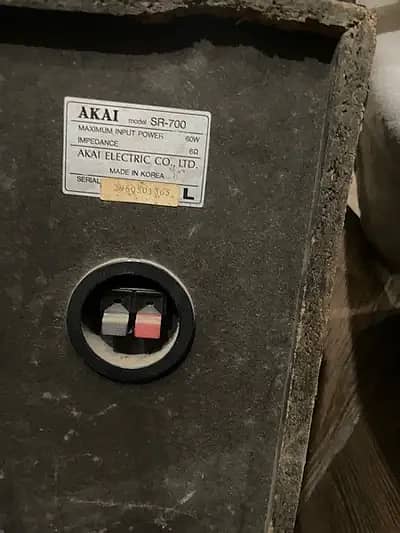 Akai japan 5" speakers original 9/10 condition 9