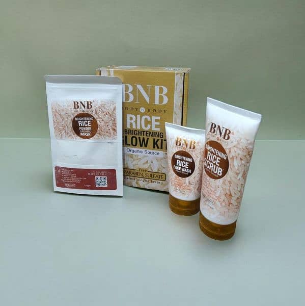 Glowing Rice facial kit 1