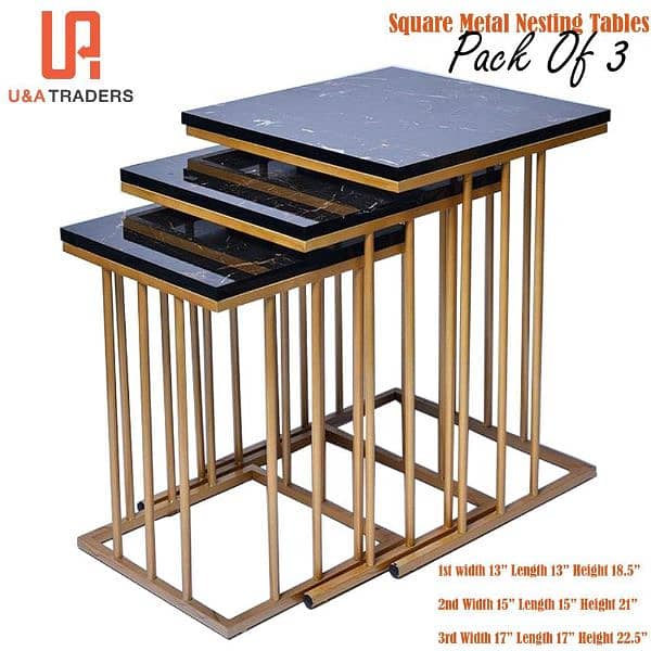 Z square nesting tables pick of 3 7