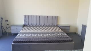 Bedset with mattress and dressing table