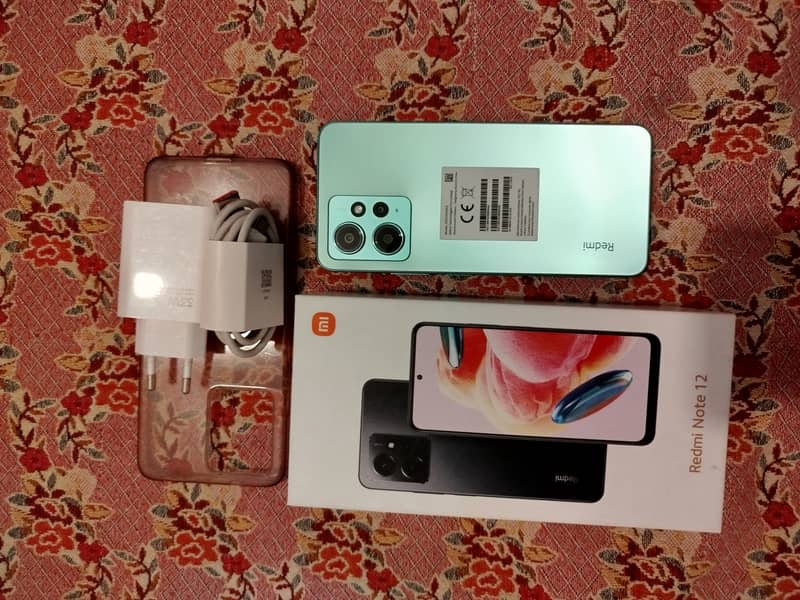 Redmi Note 12 - 8GB / 128GB with Complete Box & Accesories 1