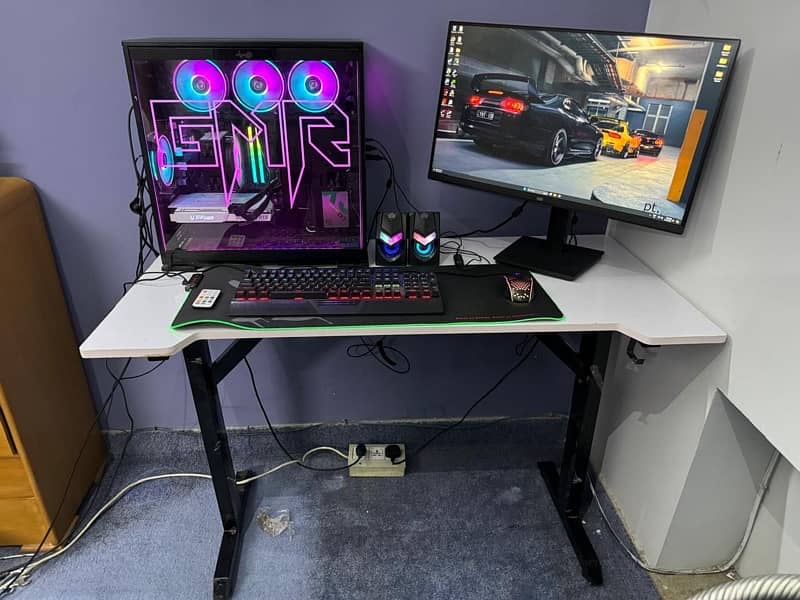 Ryzen 5 5600 and RTX 3070 Gaming PC(with steering handbrake & monitor) 10