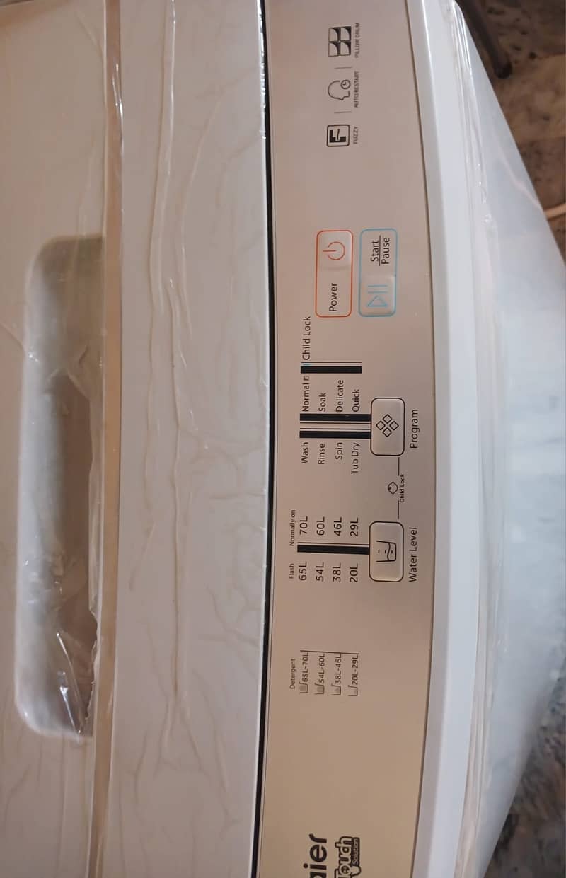 "Haier 8kg Automatic Washing Machine - 5 Months Use, With Warrenty 2