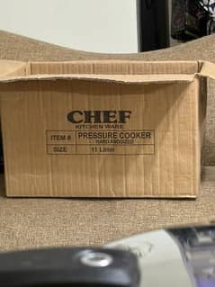 CHEF Hard anodized 11 litre Pressure cooker