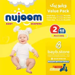 nujoom size 2 diapers-MINI