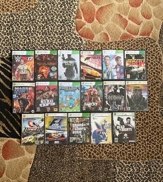 Xbox 360 17 cds for sale New 3