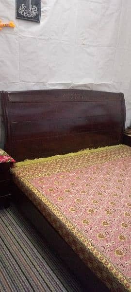 two side table bed set with mattress 0