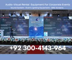 SMD Screen-Digital Touch Screens-LED Tv & Sound system Rental Services