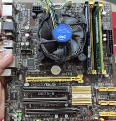 Asus Q87 4ram slot 4th Gen Motherboard 4th