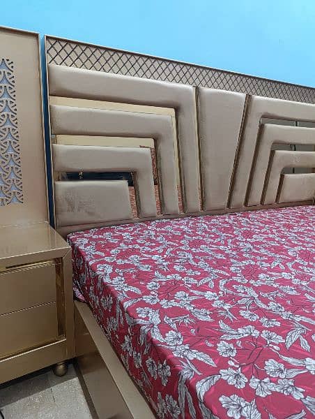 NEW BED SET WITH SIDE TABLES AND DRESSING TABLE *MATTRESS NOT INCLUDED 9