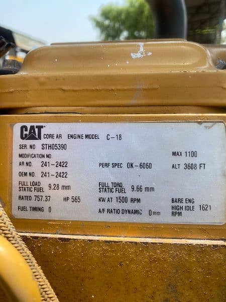 Caterpillar C18 Generator|635kw Generator|Generator|2008 model 4