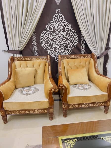 Sofa set | 67 seater |wooden Sofa |1+1+2+3 seater sofa | Furniture 2