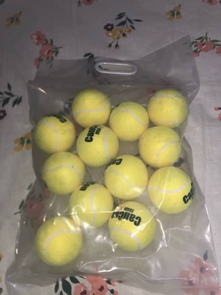 Cancon Max cricket tape ball tennis (PACK OF 12) gas ball 1