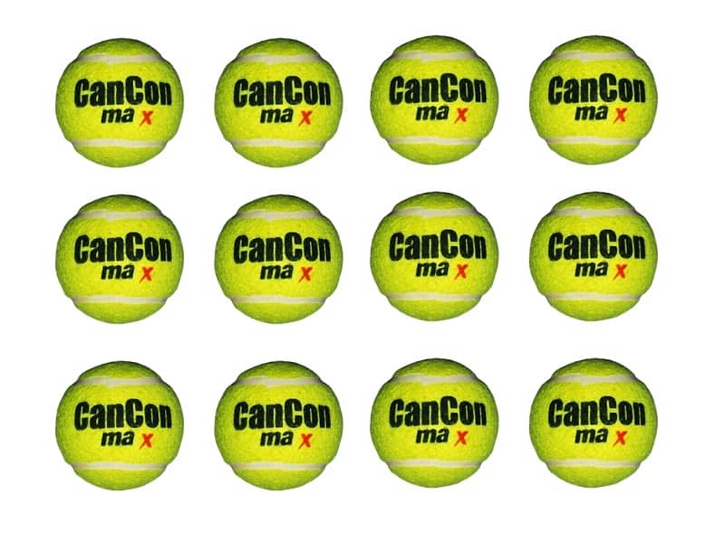 Cancon Max cricket tape ball tennis (PACK OF 12) gas ball 2