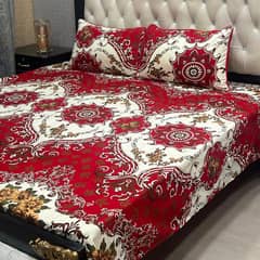 3pcs king size cotton bedsheet