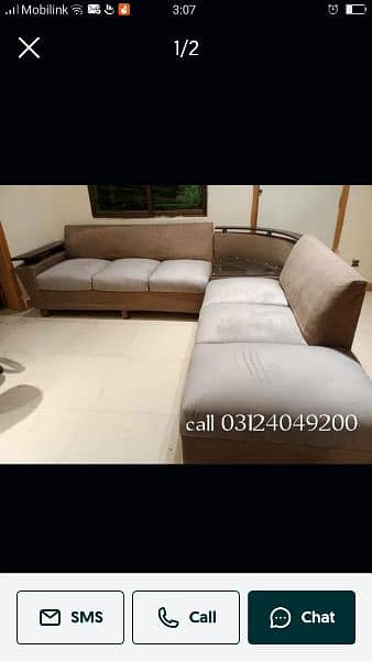 corner sofa durable foam call 03124049200 0