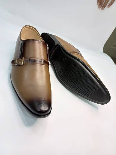 New Men's Black & Brown Dress Shoes 4