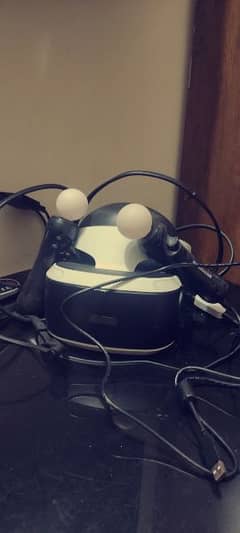 psvr with 2 motion controllers