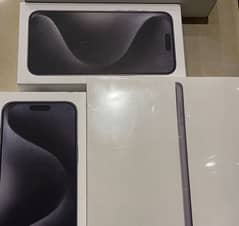 brand new iphone 15 pro max 256gb black titanium