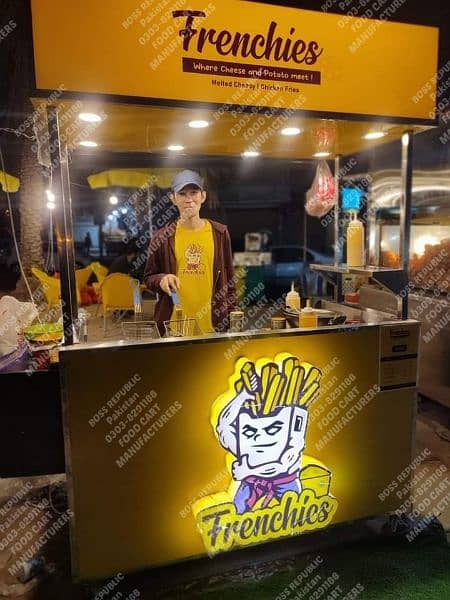 fries burger bunkabab fast food food cart counter kiosk stall cabin 9