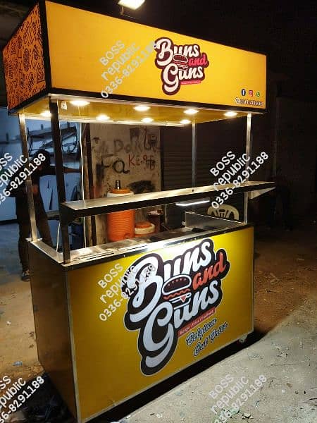 fries burger bunkabab fast food food cart counter kiosk stall cabin 11