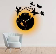 Islamic Analogue Wall Clock with light ( free home delivery(