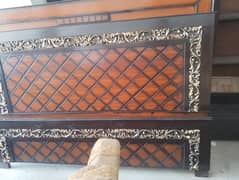 Double bed / bed set / wooden bed / bed / Furniture / king size bed