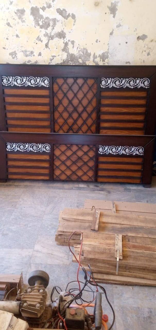 Double bed / bed set / wooden bed / bed / Furniture / king size bed 3