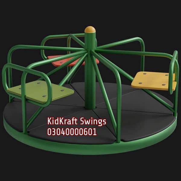 kids Slide/Swings/Kids rides/jhula/Spring rider/jungle gym/gazebo/bar 3